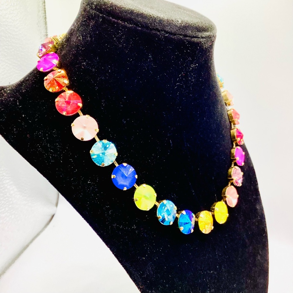 NWT TOVA SOFIA NECKLACE IN CANDY CRUSH - Picture 11 of 12